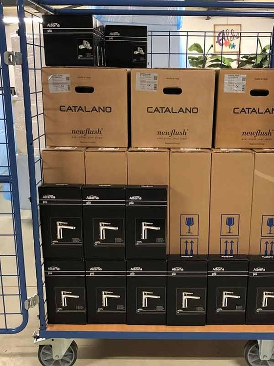 Rollwagen konfektioniert nach Stockwerk