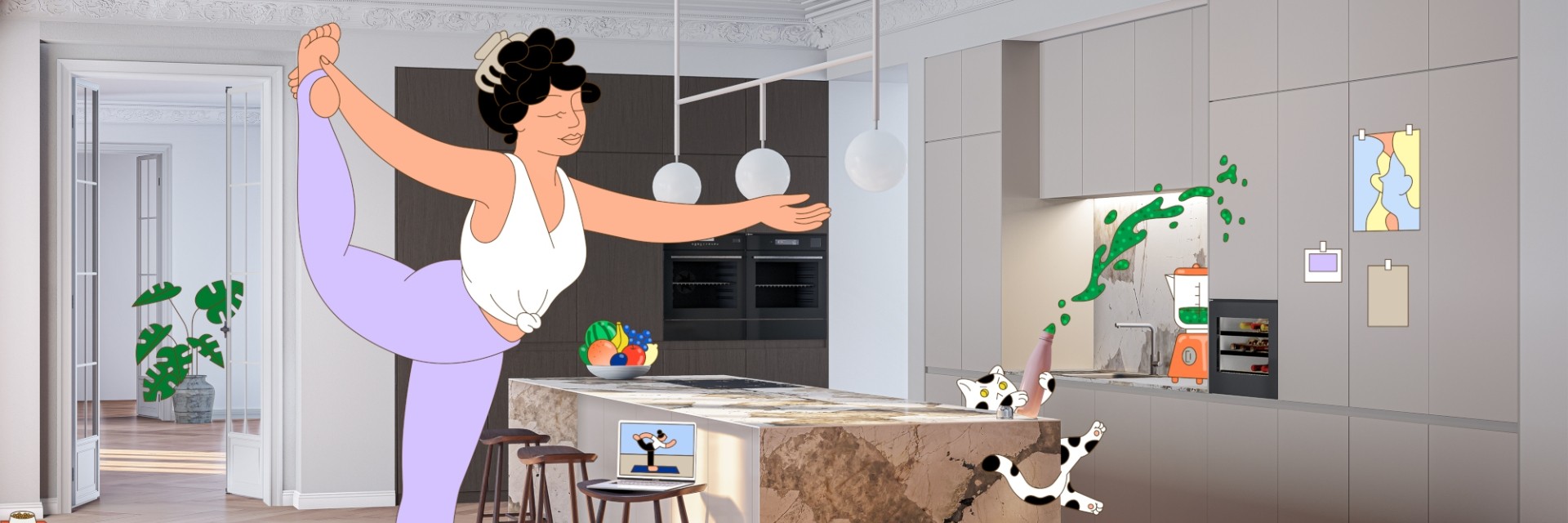 La cuisine est le cœur de la maison
