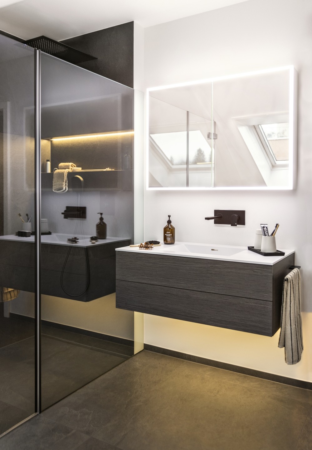 Petite salle de bains, grand effet