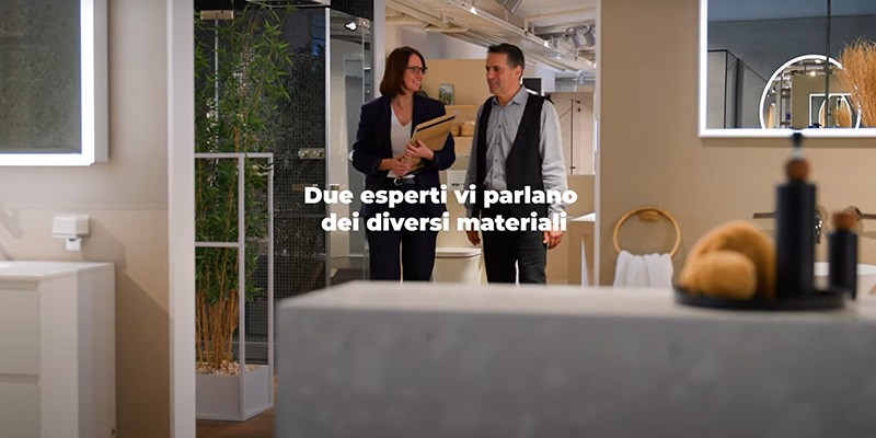 Due professionisti potranno fornirvi ulteriori informazioni sui diversi materiali.