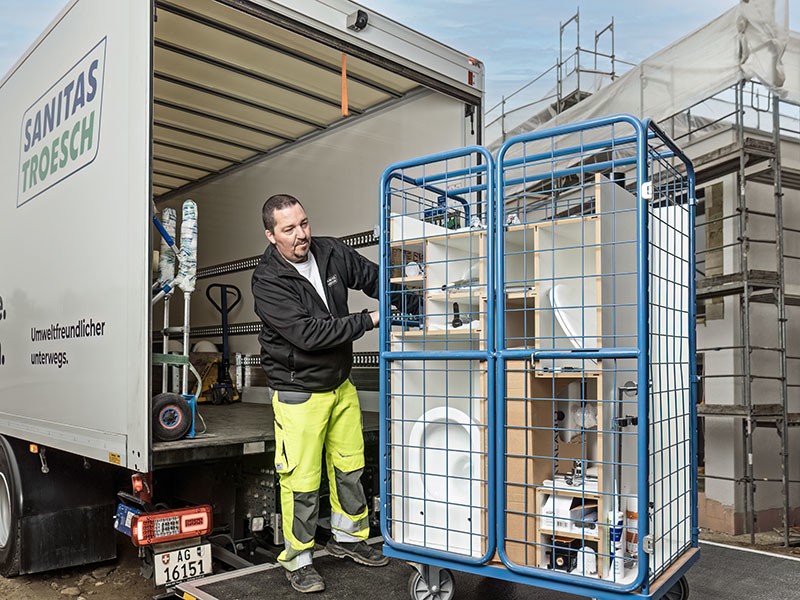 Rollwagenlogistik für Ihren effizienten Baustellenbetrieb 
