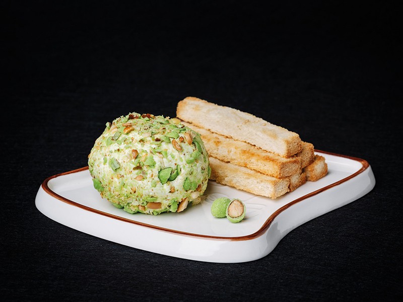 Rezept Wasabi-Frischkaesekugel Einfach kochen