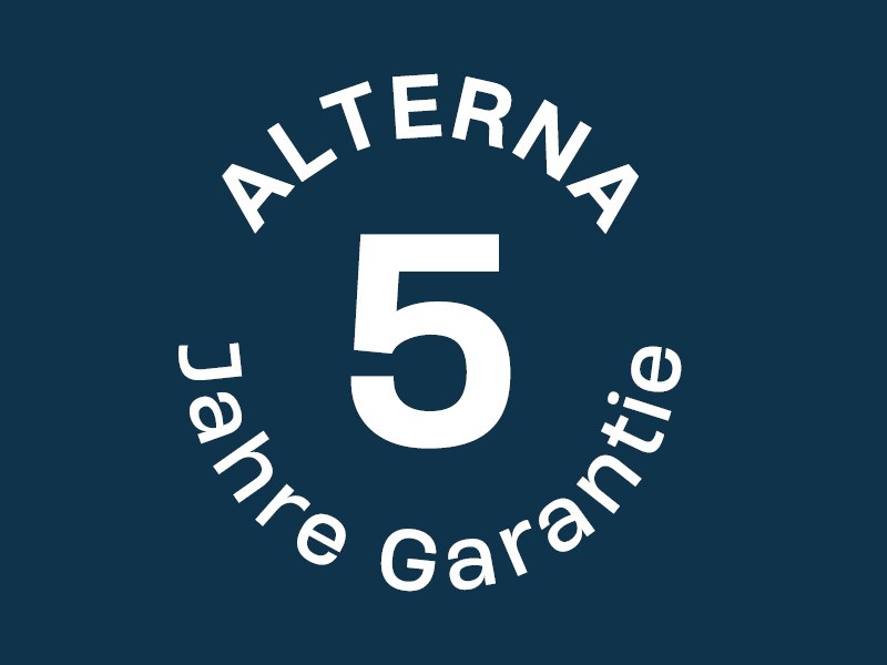 Logo Alterna 5 Jahre Garantie