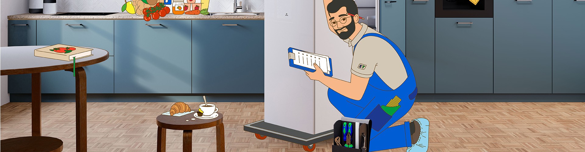 Sanitas Troesch Service rénove, répare et remplace les meubles ainsi que les appareils