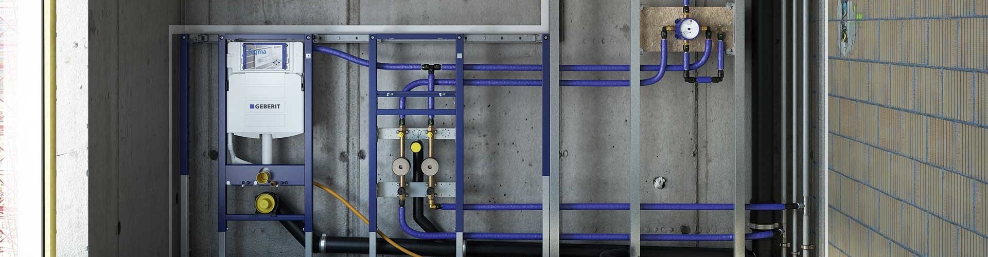 Sistema controparete Geberit Duofix	