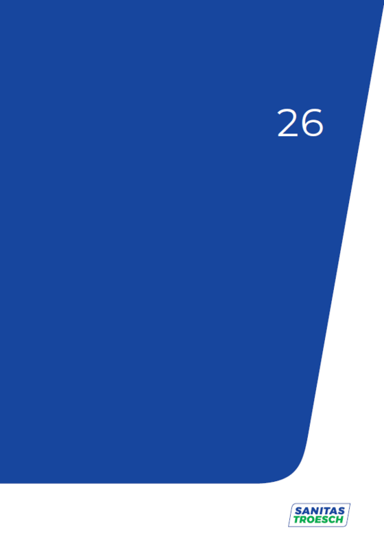 Titelbild Badkatalog Sanitas Troesch 2026