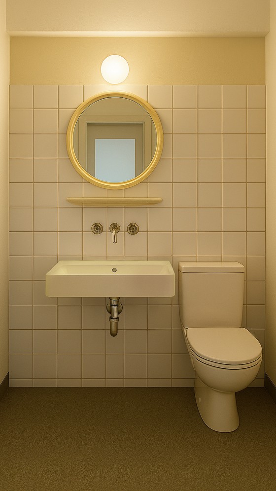 Gästebadezimmer vor der Renovation
