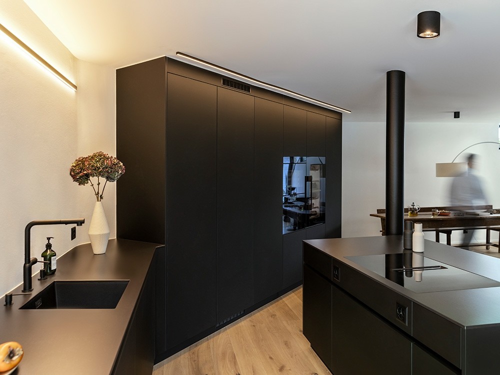 Schnörkellose Küchenarchitektur
