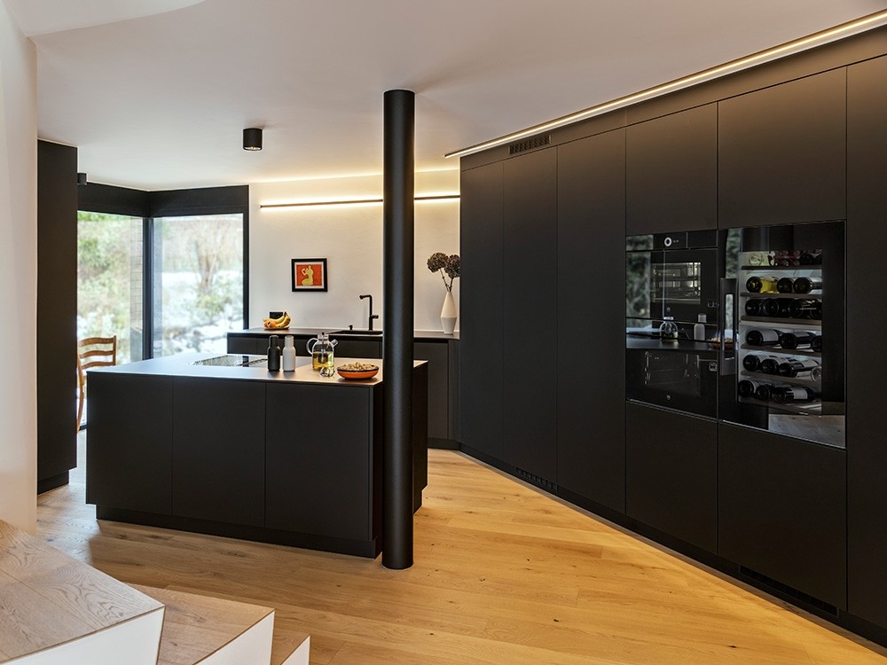 Schnörkellose Küchenarchitektur
